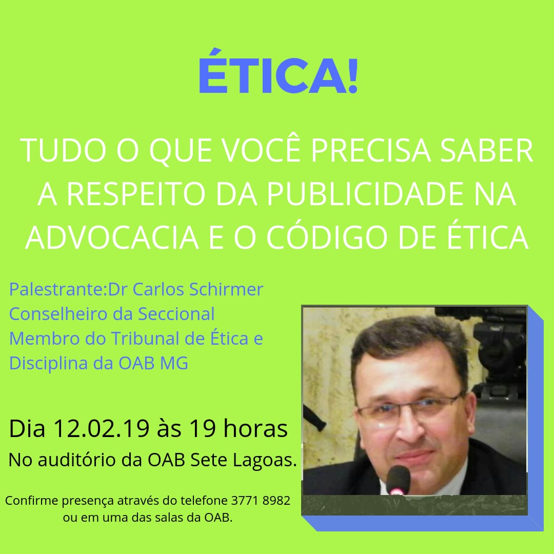 ÉTICA! Tudo o que você precisa saber a respeito da publicidade na advocacia e o Código de Ética.