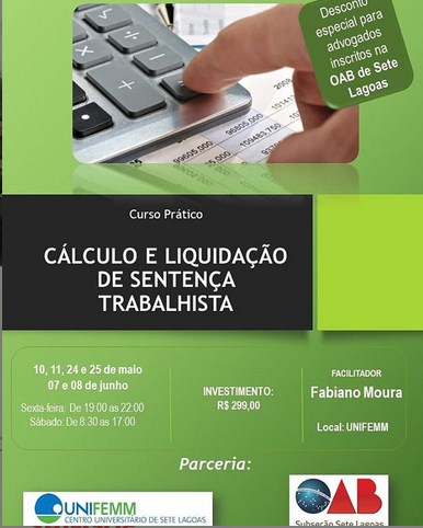 CURSO PRÁTICO DE CÁLCULO E LIQUIDAÇÃO DE SENTENÇA TRABALHISTA